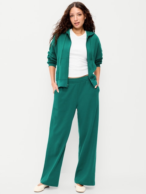 High-Waisted SoComfy Wide-Leg Sweatpants