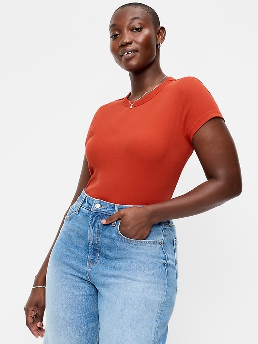 Image number 4 showing, Snug Crop T-Shirt