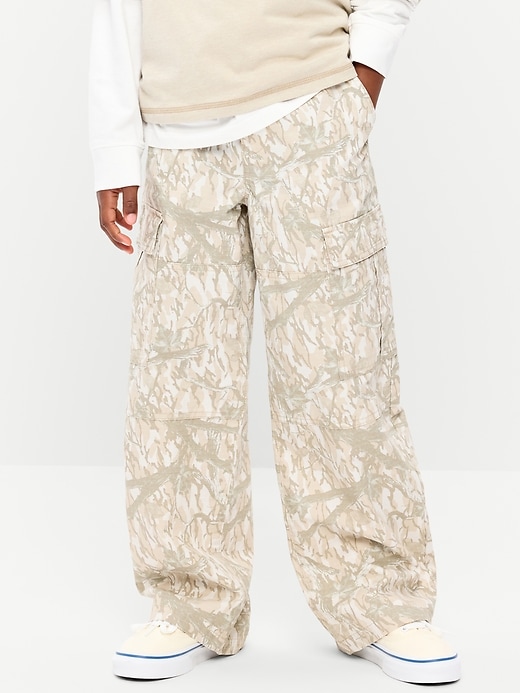 Image number 1 showing, Baggy Cargo Ripstop Pants for Boys