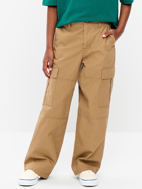 Baggy Cargo Ripstop Pants for Boys