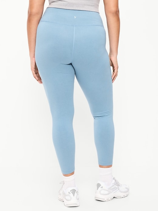 Image number 3 showing, High-Waisted PowerChill 7/8 Cotton Leggings
