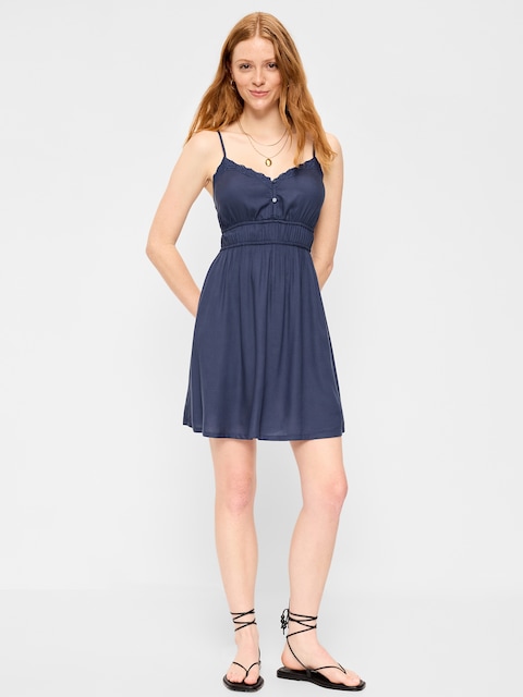 Sleeveless Trousseau Mini Dress