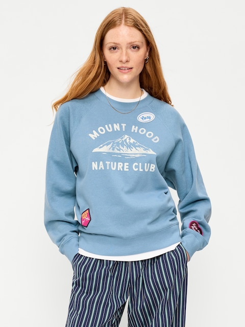 Oversized Raglan Sweatshirt