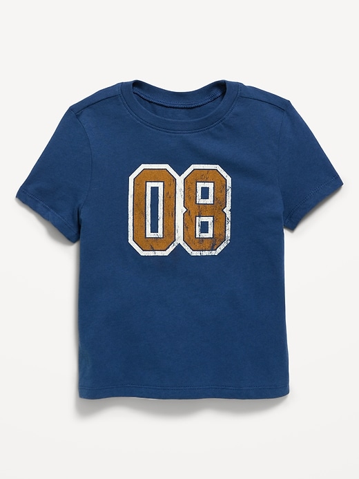 Image number 1 showing, Short-Sleeve Unisex Graphic T-Shirt for Toddler