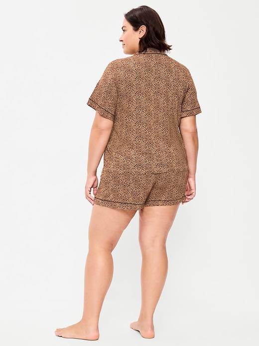 Image number 7 showing, Sunday Sleep Knit Jersey Short Set