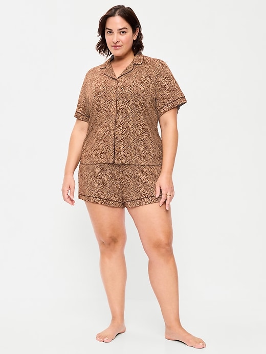 Image number 6 showing, Sunday Sleep Knit Jersey Short Set