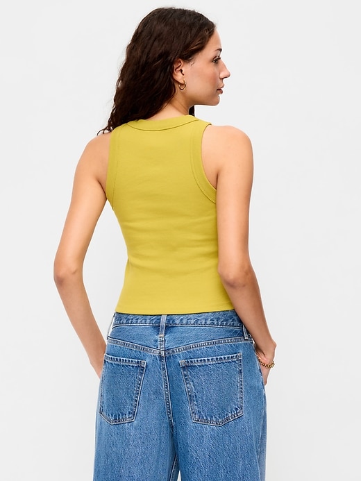 L'image numéro 2 présente Camisole courte moulante
