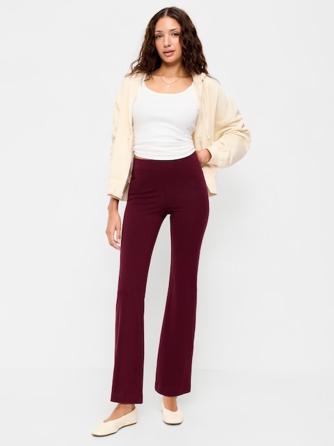 High-Waisted Fashion Flare Leggings