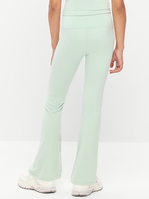 Image number 2 showing, High-Waisted StudioSmooth Flared Leggings for Girls