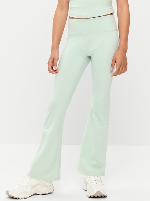 Image number 1 showing, High-Waisted StudioSmooth Flared Leggings for Girls