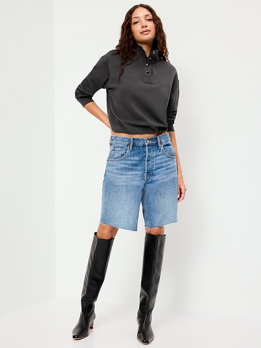 Image number 3 showing, SoComfy Funnel-Neck Sweatshirt