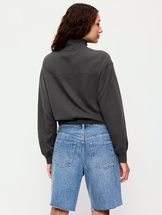 Image number 2 showing, SoComfy Funnel-Neck Sweatshirt