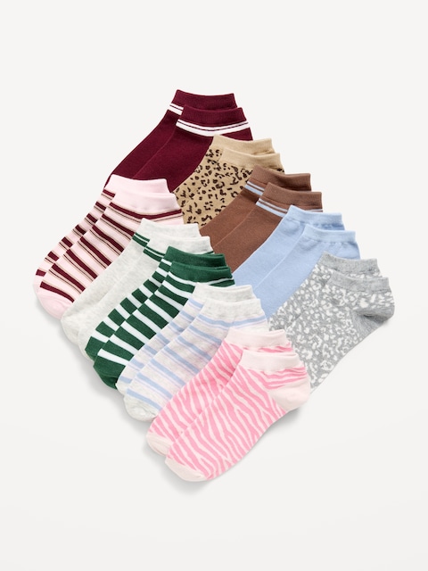 SOCQUETTES POUR FILLE (PAQUET DE 10 PAIRES).