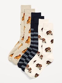 Image number 1 showing, Novelty Socks 3-Pack for Men