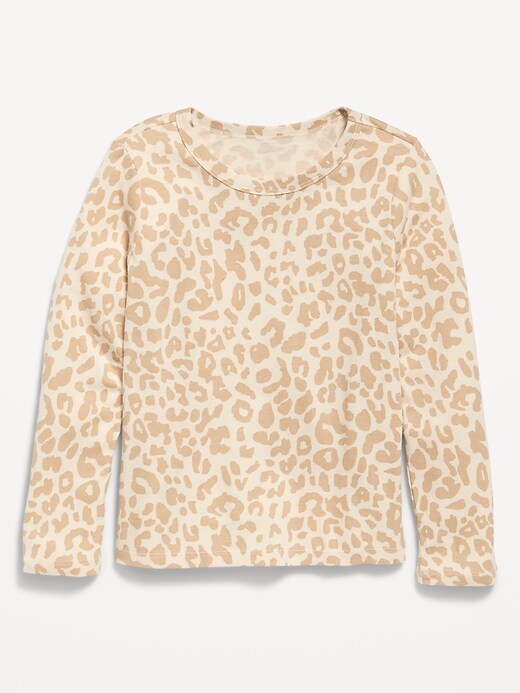 Image number 1 showing, Printed Softest Long-Sleeve T-Shirt for Girls