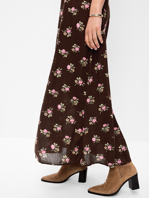 Image number 6 showing, Ruffle-Collar Boho Maxi Dress