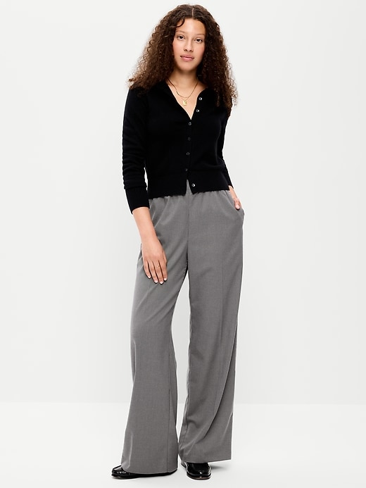 Image number 1 showing, High-Waisted Billie Wide-Leg Trouser