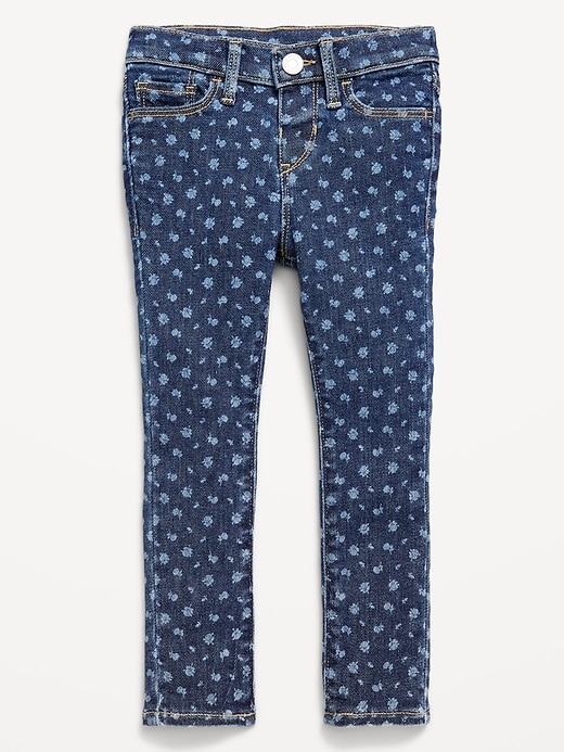 Image number 1 showing, High-Waisted Rockstar 360° Stretch Jeggings for Toddler Girls