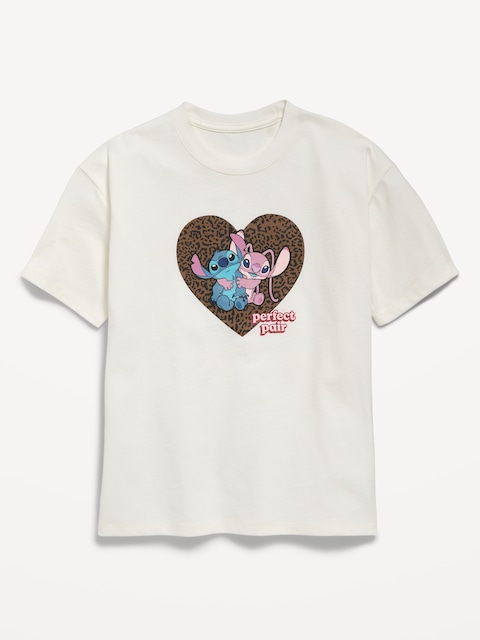 Disney© Stitch & Angel Graphic Tunic T-Shirt for Girls