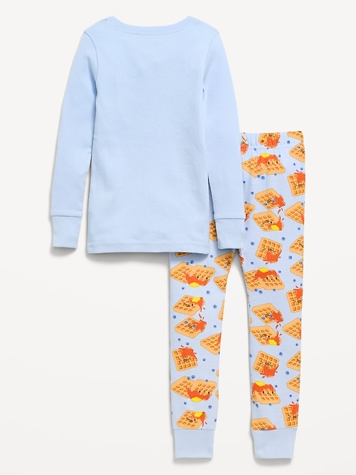 Image number 2 showing, Unisex Snug-Fit Printed Pajama Set for Toddler & Baby