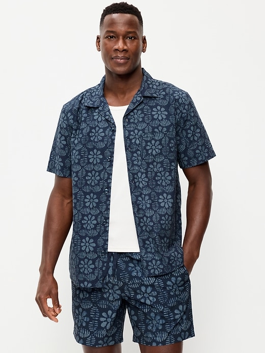 L'image numéro 1 présente Chemise de vacances à manches courtes