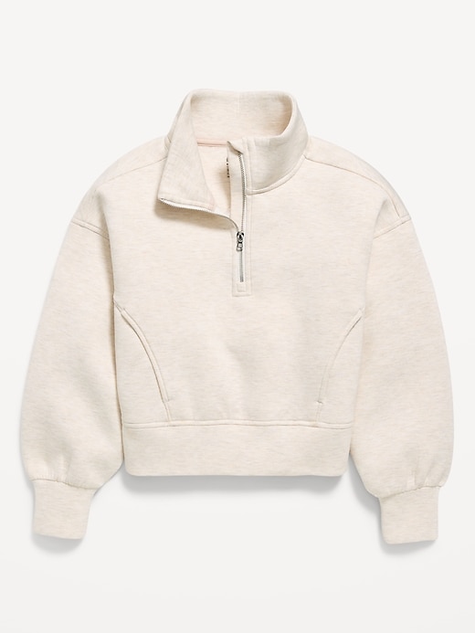 Image number 2 showing, Bounce Fleece Half-Zip Pullover Sweatshirt for Girls