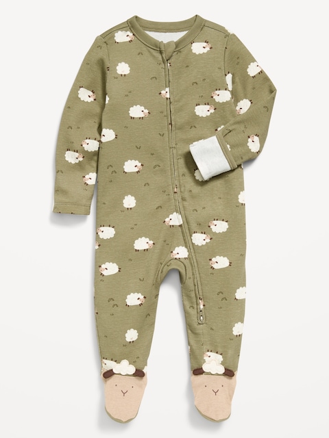 2-Way-Zip Sleep & Play Footed One-Piece for Baby
