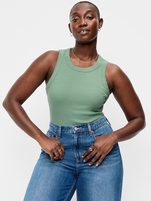 Image number 5 showing, Snug Crop Tank Top