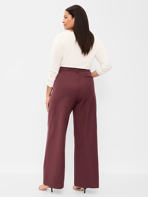 L'image numéro 9 présente Pantalon Pixie à jambe ultra-large à taille haute