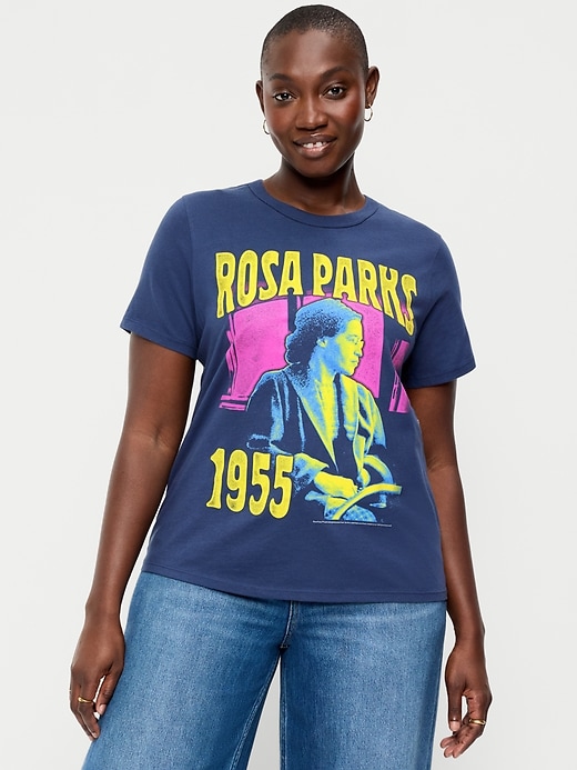 L'image numéro 6 présente T-shirt passe-partout ras du cou à logo imprimé