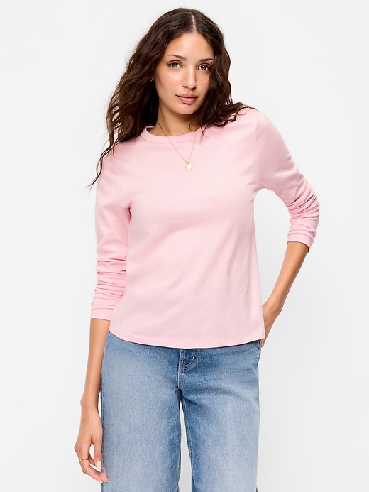 Image number 1 showing, EveryWear Long-Sleeve T-Shirt