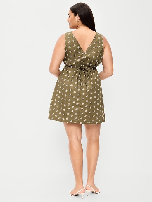 Image number 5 showing, Sleeveless A-Line Mini Dress