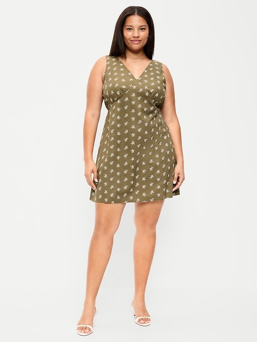 Image number 4 showing, Sleeveless A-Line Mini Dress