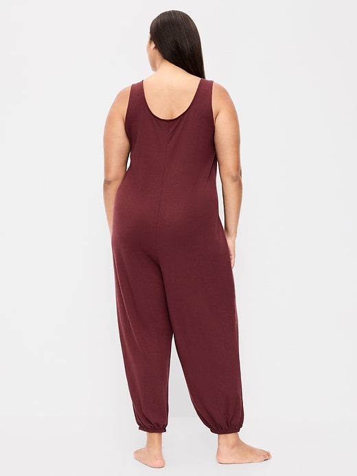 Image number 4 showing, Harem-Leg Pajama Jumpsuit