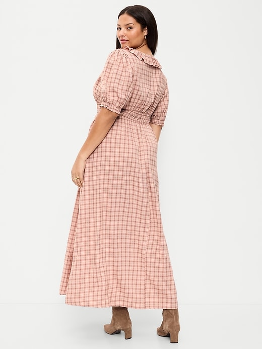 Image number 10 showing, Ruffle-Trim Boho Maxi Dress