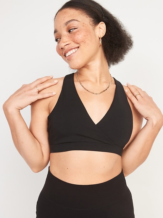 Image number 1 showing, Maternity PowerChill Light Support Cross-Front Nursing Sports Bra