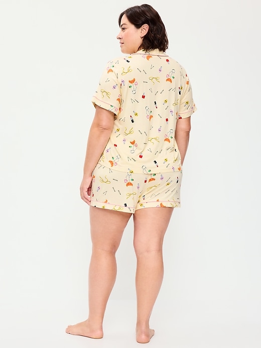 Image number 4 showing, Sunday Sleep Knit Jersey Short Set