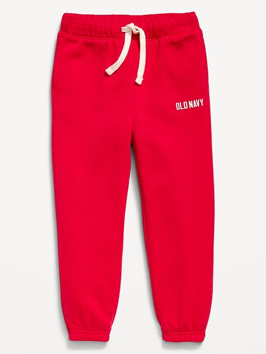 Image number 1 showing, Logo Graphic Fleece Jogger Sweatpants for Toddler Boys
