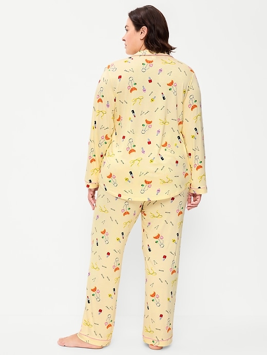 Image number 8 showing, Sunday Sleep Knit Jersey Pant Set