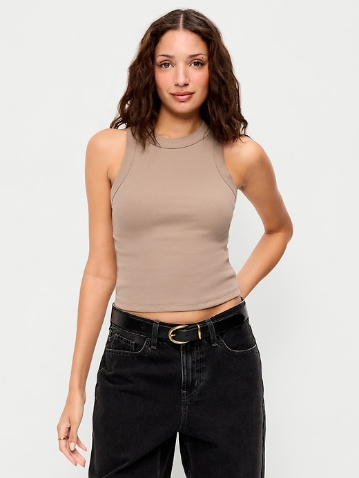 Image number 1 showing, Snug Crop Tank Top