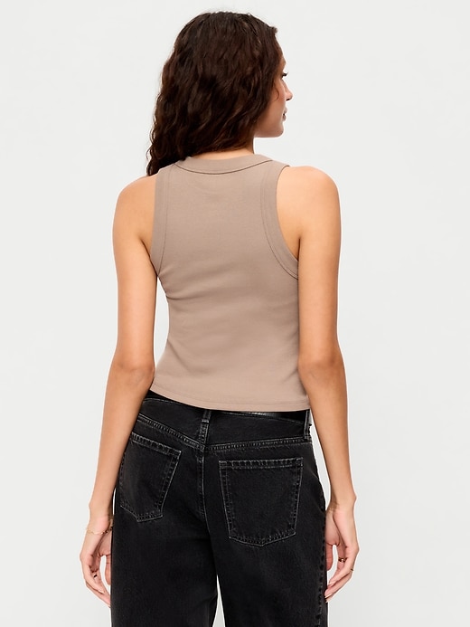 Image number 2 showing, Snug Crop Tank Top