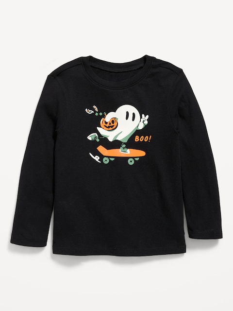 Long-Sleeve Unisex Graphic T-Shirt for Toddler
