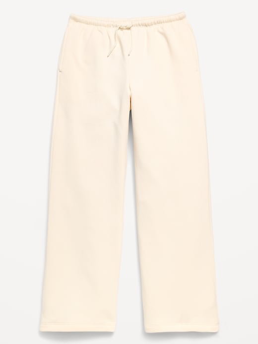 L'image numéro 1 présente Pantalon en coton ouaté à taille haute et jambe jambe à imprimé pour fille