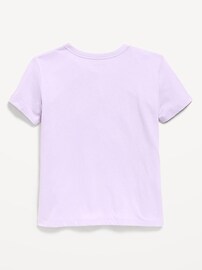 Image number 2 showing, Softest Short-Sleeve Heart-Pocket T-Shirt for Girls