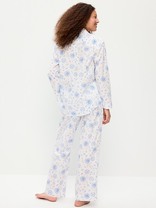 L'image numéro 2 présente Pyjama en popeline