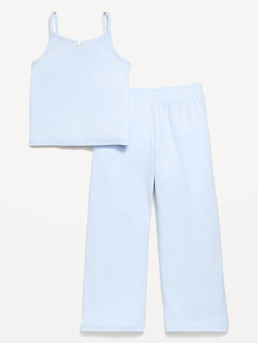 Image number 1 showing, Ribbed Pajama Cami and Pants Set for Girls