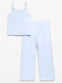 Image number 1 showing, Ribbed Pajama Cami and Pants Set for Girls