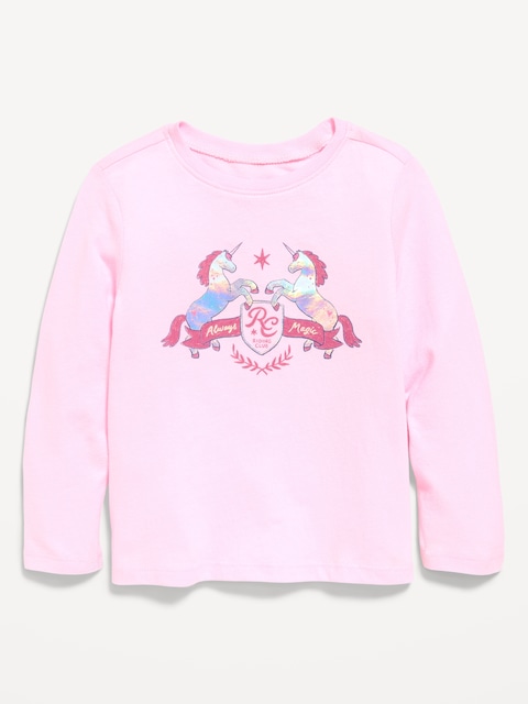 T-SHIRT À MANCHES LONGUES À IMPRIMÉ POUR TOUTE-PETITE