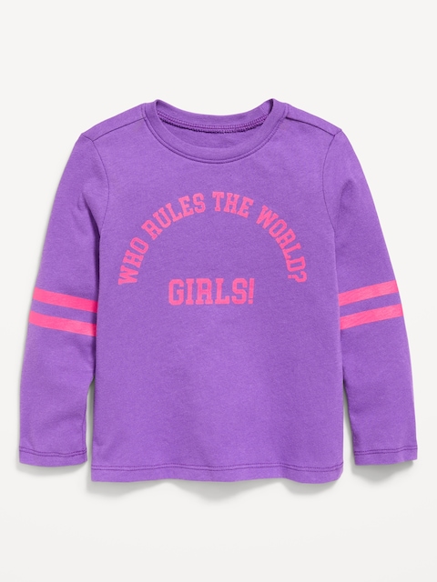 T-SHIRT À MANCHES LONGUES À IMPRIMÉ POUR TOUTE-PETITE