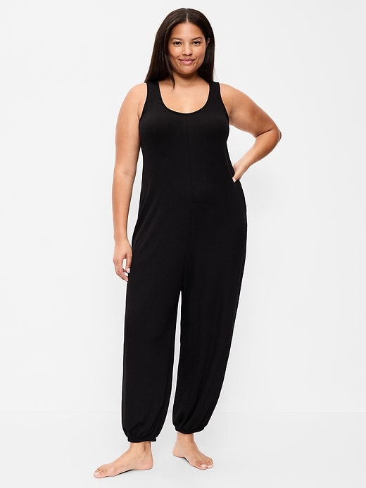 Image number 5 showing, Harem-Leg Pajama Jumpsuit